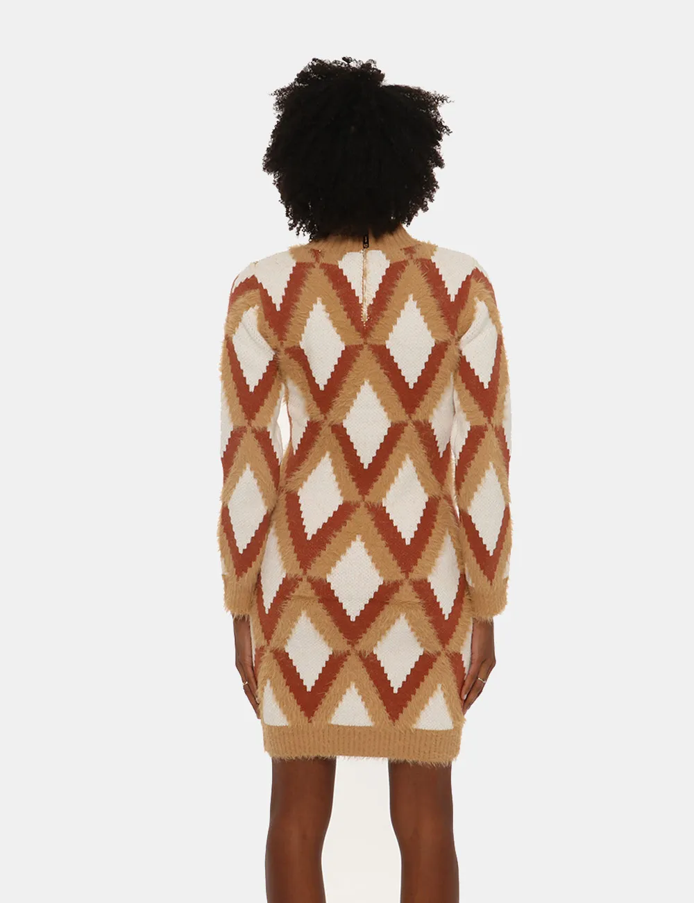 Vestito Fracomina in maglia con motivo geometrico