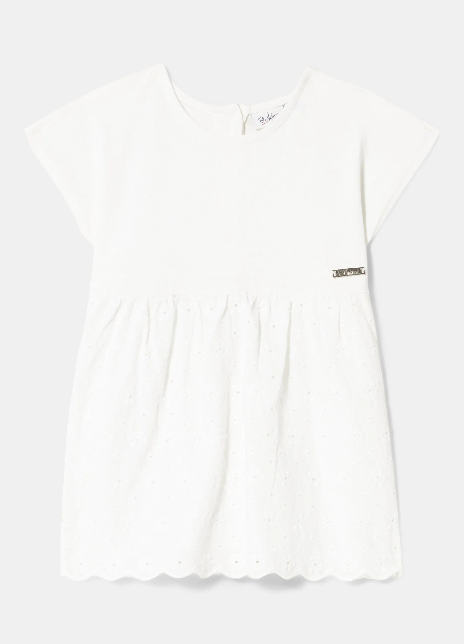 Vestito in cotone Sangallo neonata