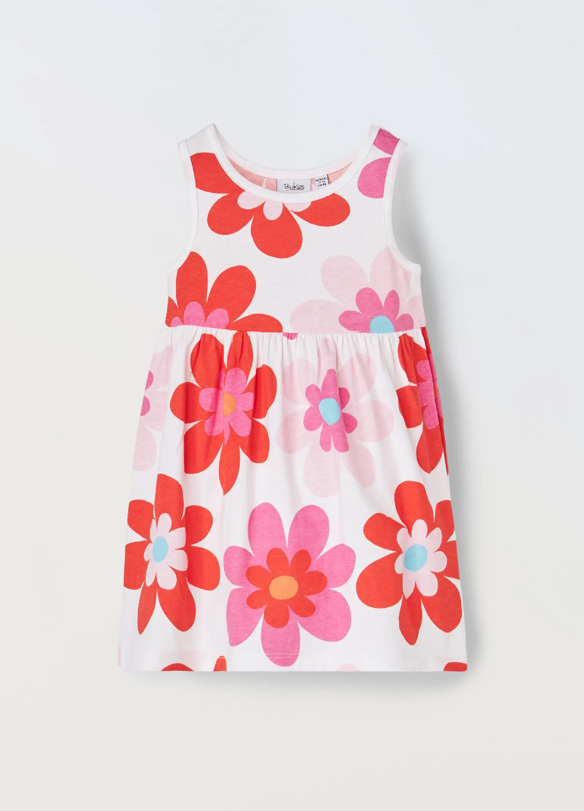 Vestito in puro cotone neonata