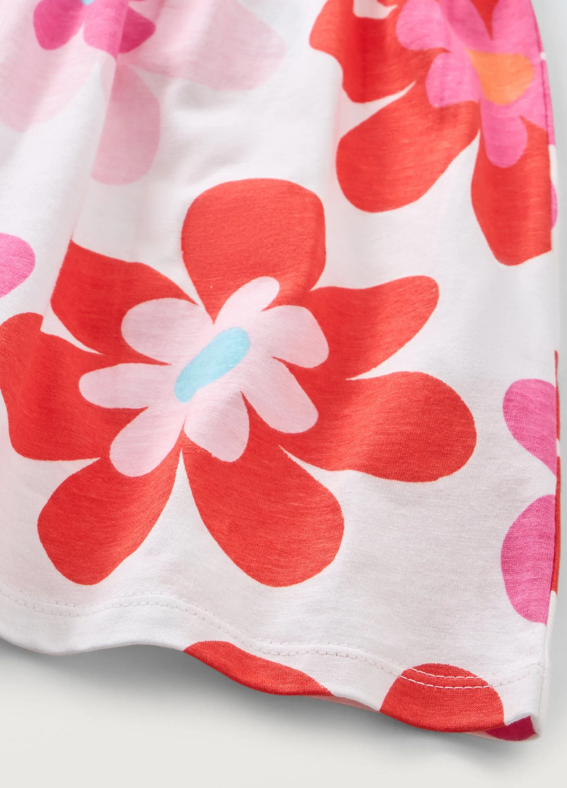 Vestito in puro cotone neonata