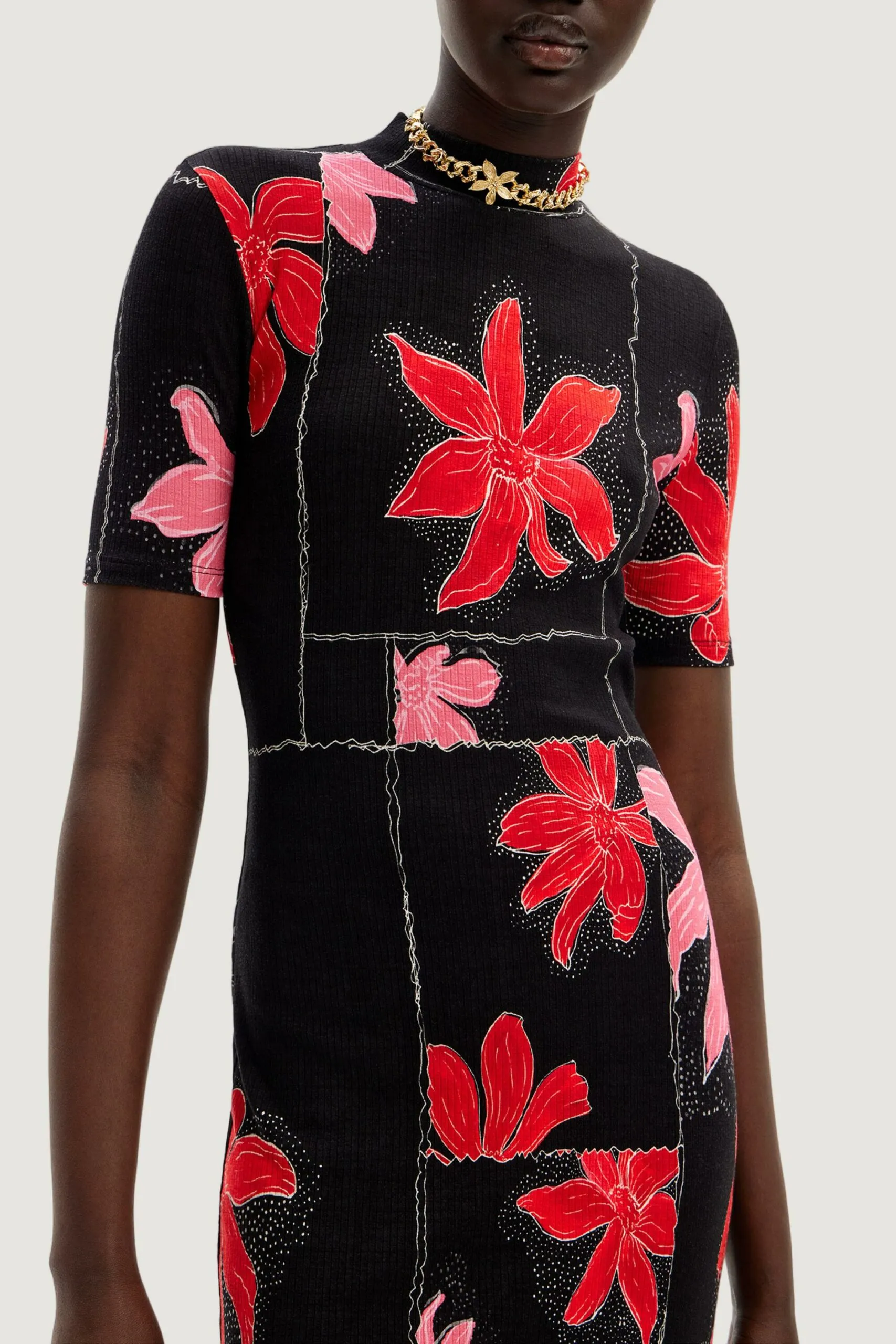 Vestito lungo Desigual QUEBEC Rosso