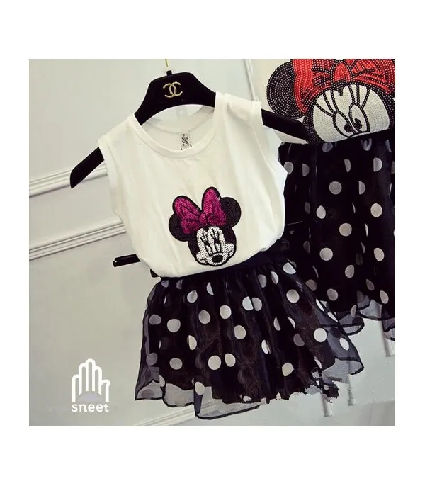 Vestito Minnie Pois Figlia