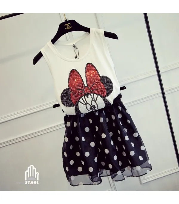 Vestito Minnie Pois Figlia