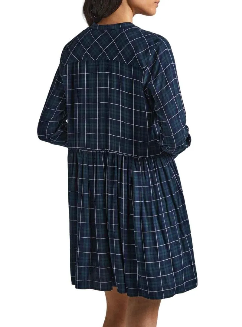 Vestito Pepe Jeans Isotta Blu per Donna
