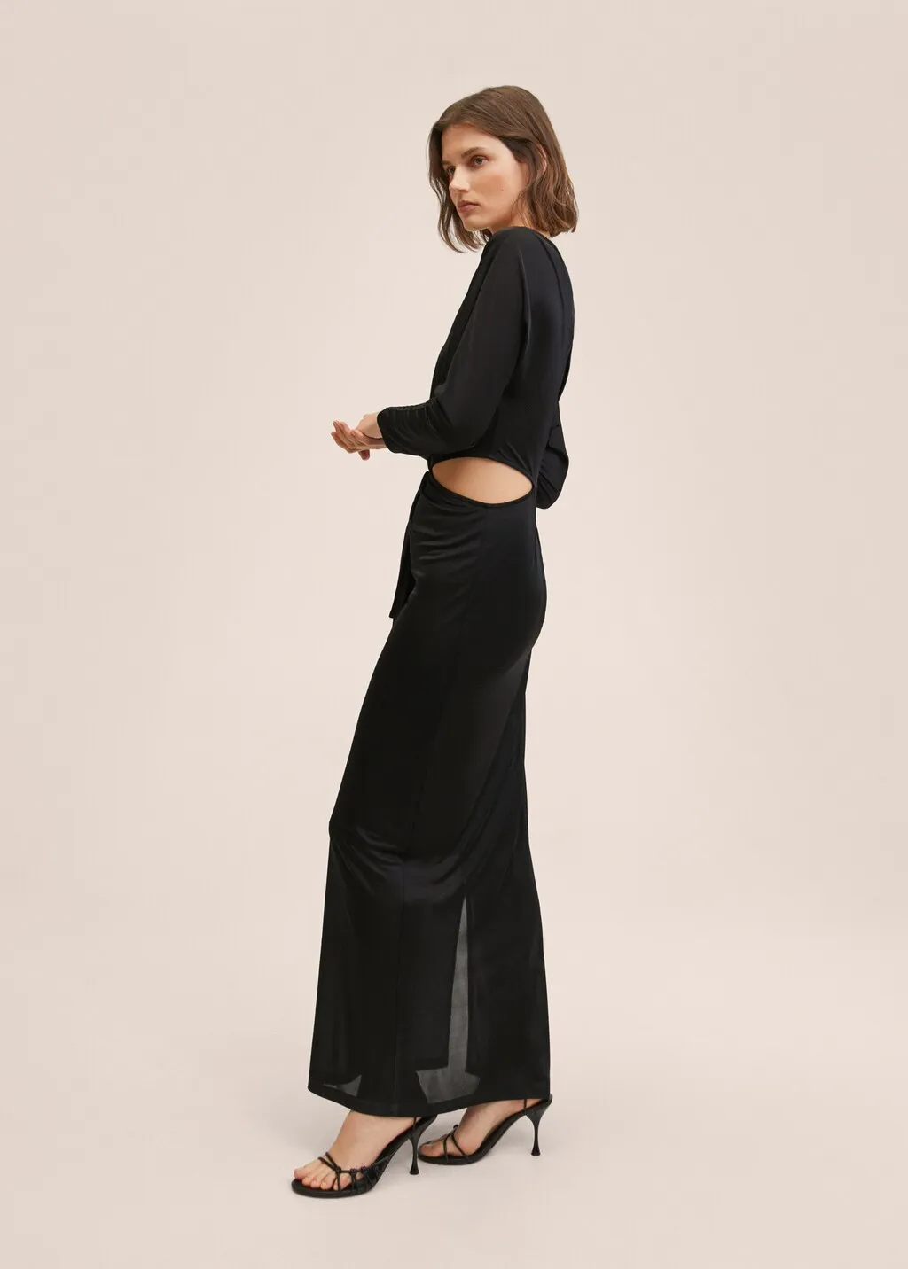 Vestito spacco laterale