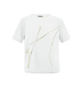 White cotton t-shirt