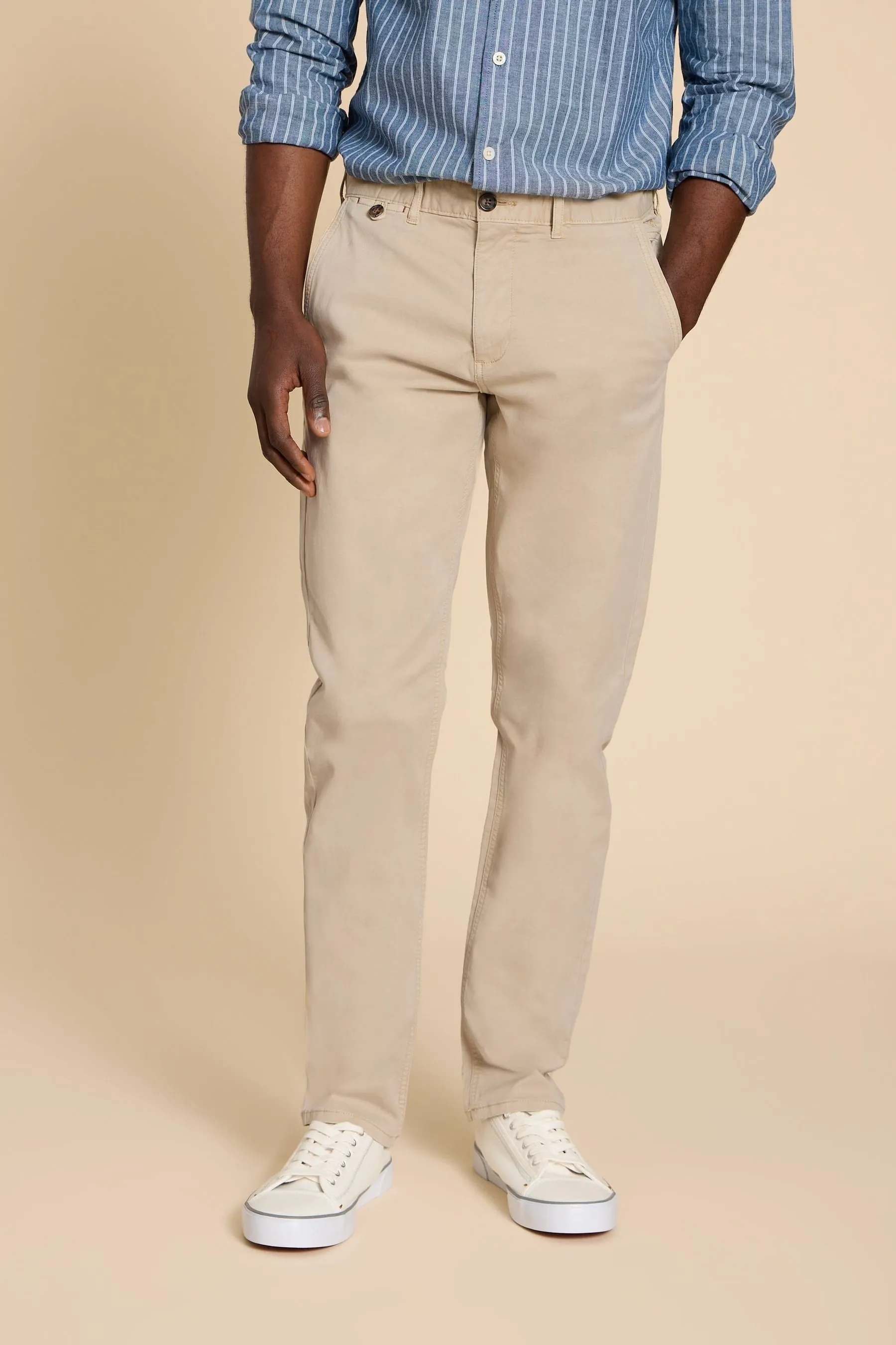 White Stuff - Sutton - Pantaloni chino in tessuto biologico