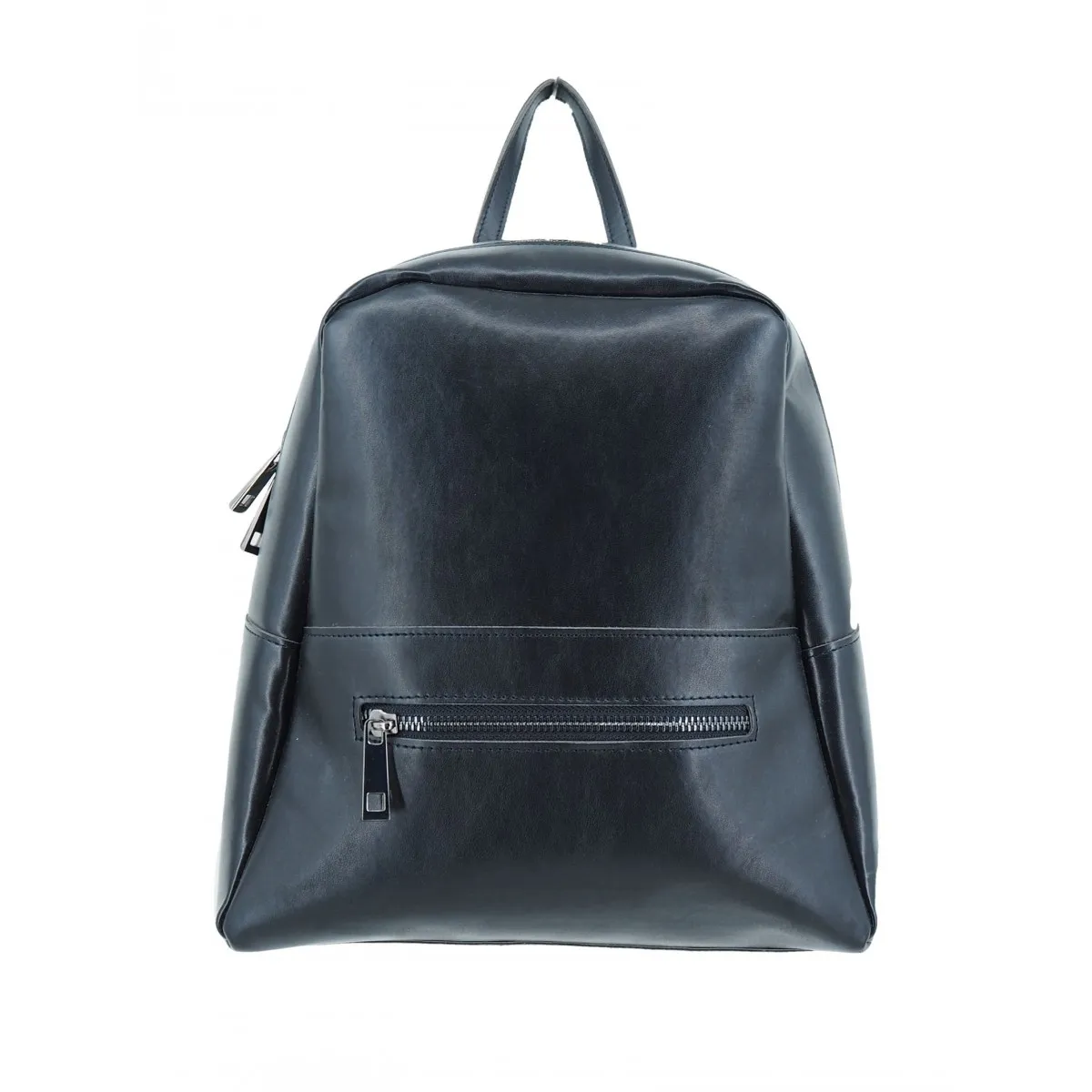 ZAINO MEDIO IN ECOPELLE NERO