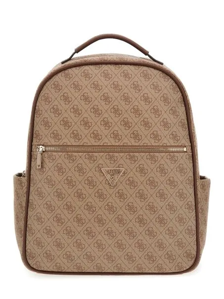 Zaino Simil Pelle Guess Power Play SG900630 Latte Logo