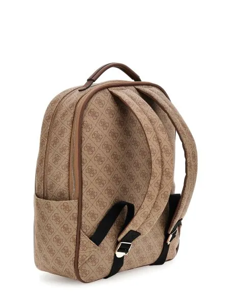 Zaino Simil Pelle Guess Power Play SG900630 Latte Logo
