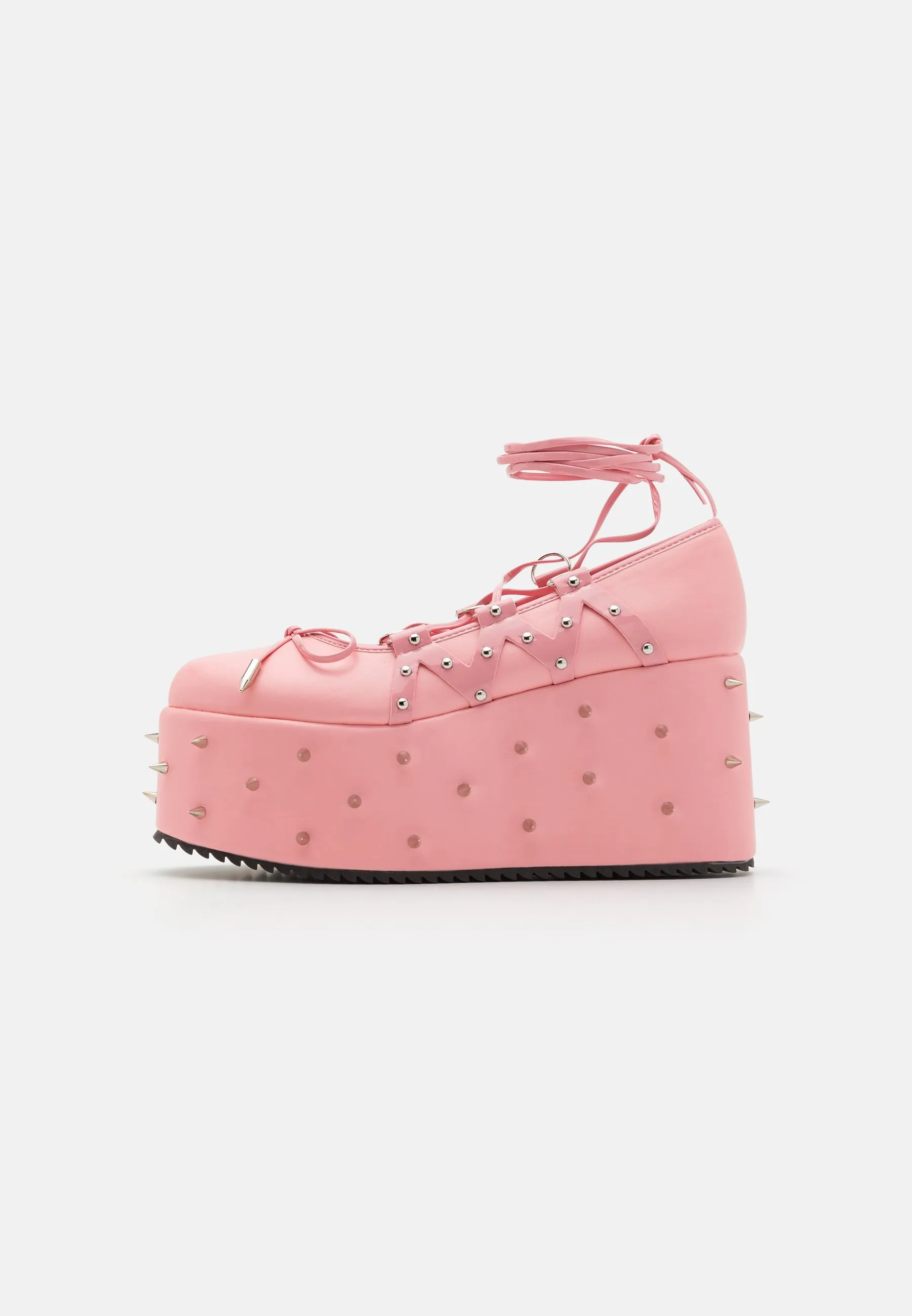 ZORINA LACE UP PLATFORM BALLET SHOES - Decolleté