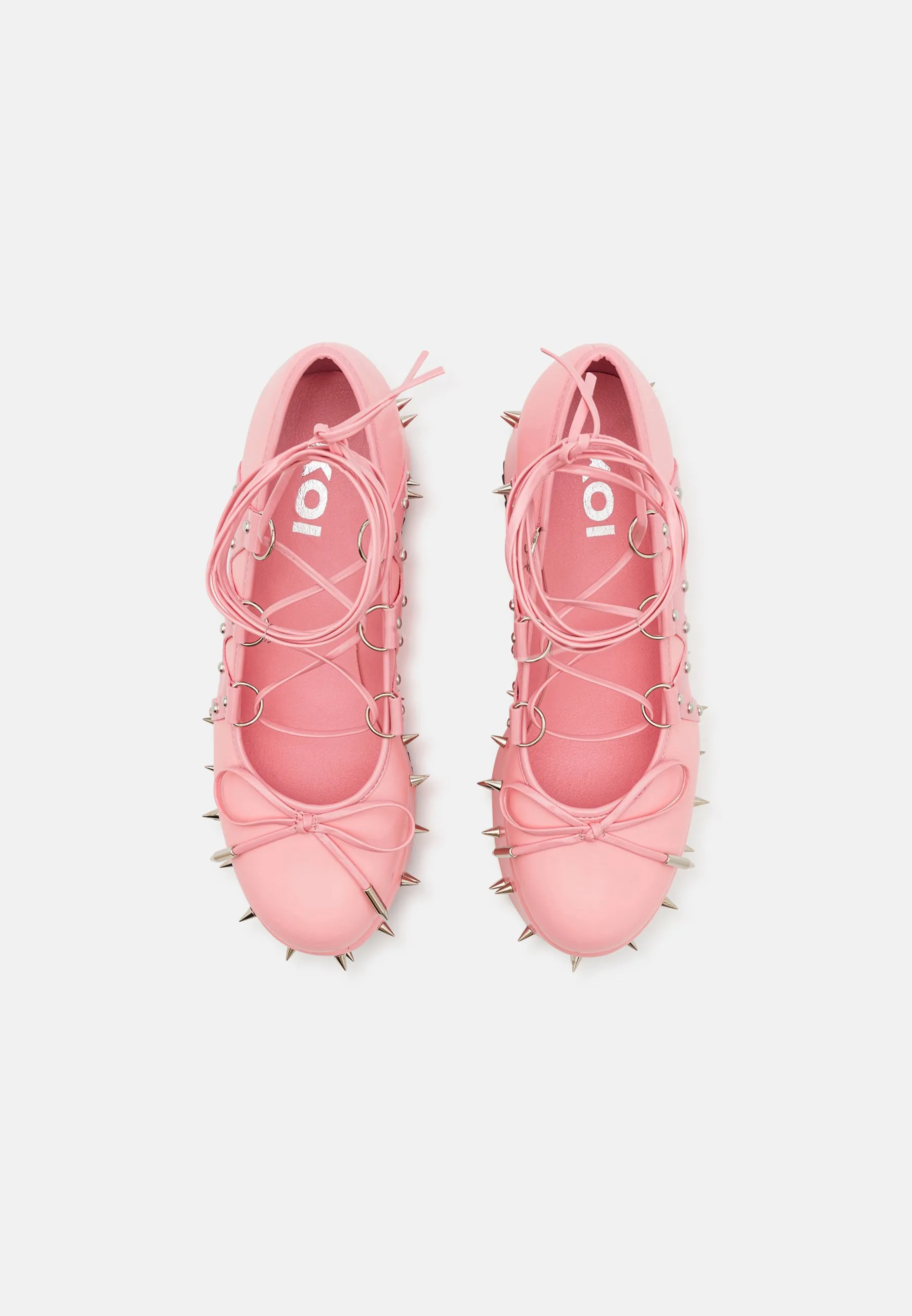 ZORINA LACE UP PLATFORM BALLET SHOES - Decolleté